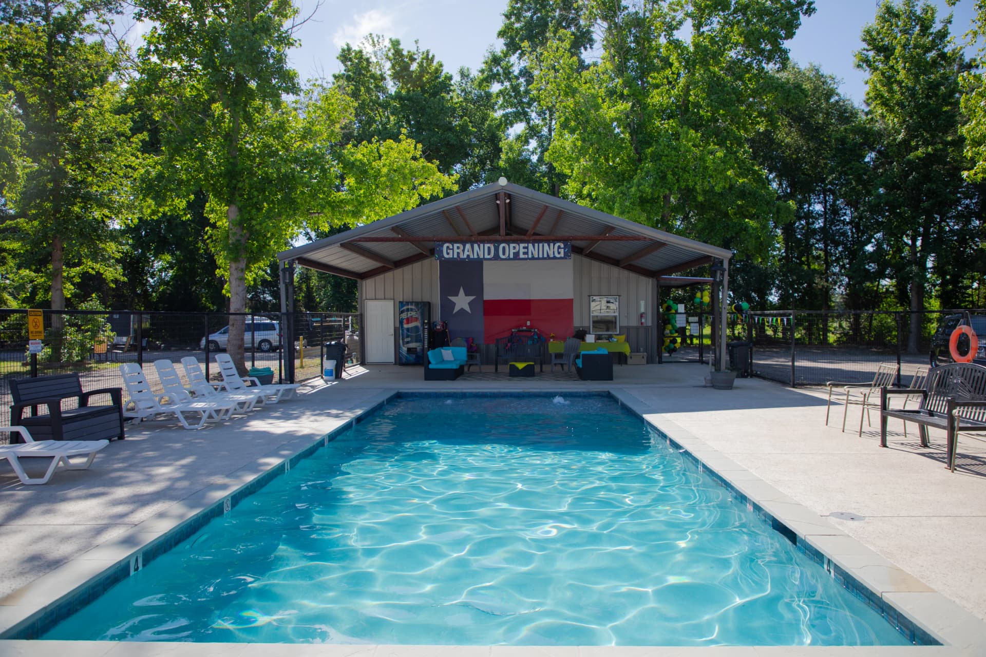 View of the community pool
